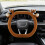 Teddy Bear Fleece Steering Wheel Cover D-Shaped 5