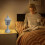 Heritage Glow Snow Lantern LED Table Lamp with Candle Light 2