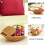 Light Brown Plastic Woven Basket for Home Storage and Snacks Display Small Wicker Baskets 5