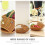 Light Brown Plastic Woven Basket for Home Storage and Snacks Display Small Wicker Baskets 7