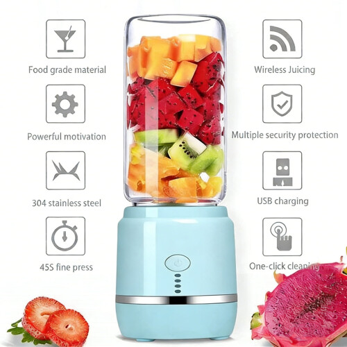 Frullatore portatile SIMDOO blu da 440 ml (confezione da 2 tazze) 1