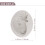 Creative Easter Dinosaur Egg Mold White Silicone for Cake Decoration 2