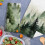 Σετ 2 πετσετών κουζίνας Mountain Forest Green, διακοσμητικές πετσέτες μπάνιου Forest, 6
