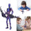 T13Titan Actionfigurset – Ledad robotleksak, 3D 8