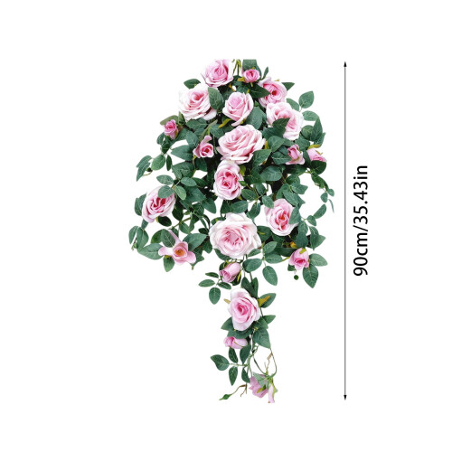 Kunstig blomsterranke-girland 0,9M silke 2
