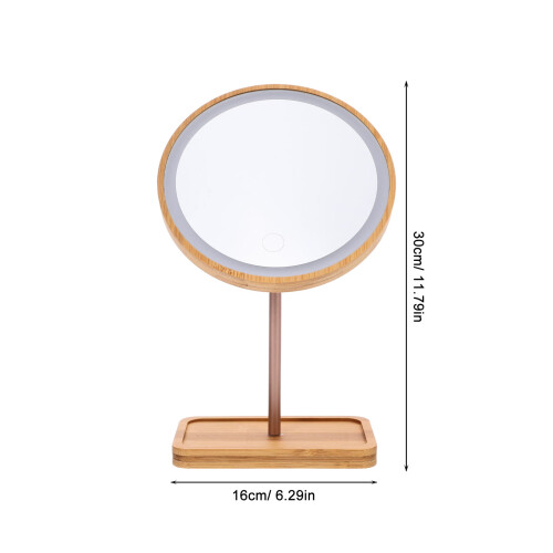 ROSENICE Square Tabletop Mirror with LED Lights 1 Set 1