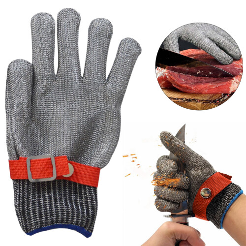 A9 Cut-Resistant Stainless Steel Mesh Gloves Professional