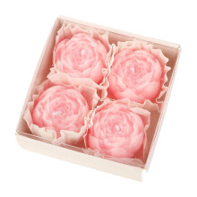 Velas perfumadas de rosas para mujer (paquete de 4)