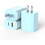 Chargeur mural double port PD20W3 bleu 1