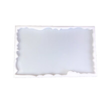 Große, unregelmäßige rechteckige Silikonform für Flusstische, Kristall-Epoxidharzform, Ornamente, Tisch-Tropfenformen