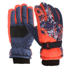 Youth Snow Gloves Waterproof Windproof And Warm For Skiing Skating And Winter Outdoor Activities With Touchscreen Feature Watermelon Red