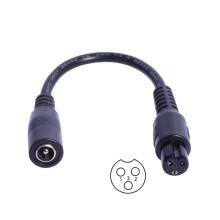 Câble adaptateur de voyage femelle 5,5 x 2,1 mm, multiprise M16/12/C13, sortie optionnelle pour divers appareils électroniques