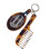 Sleutelhanger met luipaardprint, kam en make-uptool. 1