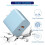 Chargeur mural double port PD20W3 bleu 6