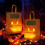 2 τεμάχια σακούλες με γλυκά για το Halloween, λαμπερές χάρτινες τσάντες για παιδιά, 1