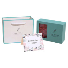 Cofanetto regalo per gioielli Rose, colore blu, dimensioni: 6,1 x 2,7 x 4,5 pollici.
