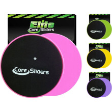 Core Sliders for Workout – Dual-Sided Gliding Discs 2-Pack