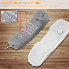 Anti,Interference Wall Phone, Reliable Sound Quality Built,in Dial Pad For Easy Operation