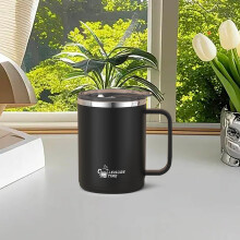 Isolert reisekrus i rustfritt stål med dobbel vegg, 16 oz