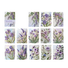 Embossed Flower Leaf Paper for Scrapbooking 23 Sheets