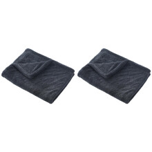 Panno in microfibra per asciugare l'auto, 1000 GSM, confezione da 2, 60x40 cm