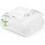 Couverture blanche 100 % coton, format double 229 x 213 cm, 350 g/m² 1
