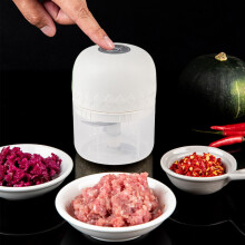 Mini Wireless Food Chopper, 250ML, 3 Blades, USB-Powered – Compatible with Garlic & Veggies, Portable for Travel, Camping, Small Kitchens