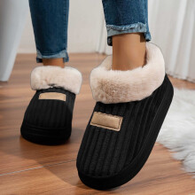 Corduroy-slip-on-tossut, joissa on selkäremmi, sisä- ja ulkokäyttöön sopivat mukavat kengät syksyyn ja talveen