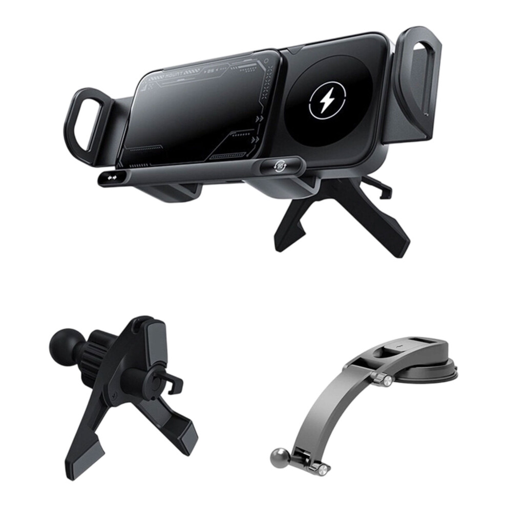 Auto-Rotating Phone And Tablet Holder With Wireless Charging 974856876754