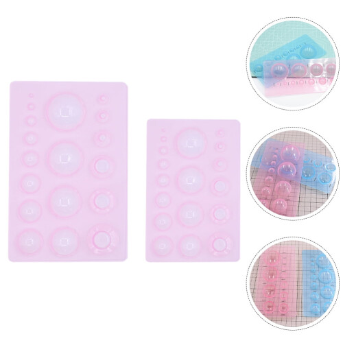 Clay Sculpting Modelling Tools Plastic Pink 2Pcs For Diy Clay Crafts