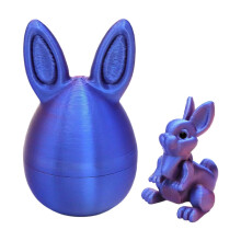 Decorazioni a forma di uovo di Pasqua stampate in 3D, sculture in miniatura uniche per decorare in modo creativo la scrivania, la libreria e per