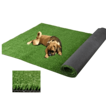 Tapis de gazon synthĂ©tique 122 x 183 cm, poils de 1 cm, trous de drainage, gazon synthĂ©tique doux pour animaux, fĂŞtes, mariages – Convient Ă