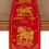 Horse Theme Red Gold Table Runner 72x13 in 1