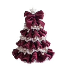 5 inch DIY haakpakket met garen voor beginners – Kerstboomdecoratie, hangende poppenornamenten, 1/2/3/4/5 stuks