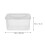 BESTONZON Baby Wipe Case Wipes Container Transparent PP 1Set 2
