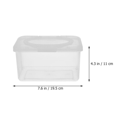 BESTONZON Baby Wipe Case Wipes Container Transparent PP 1Set 1