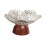 Fruktskål med fot – PET/PP modern serveringsbricka, 24 cm 2