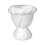 Witte plastic vaas 4 liter, Europees gebogen design 2