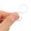 200pcs White Plastic S Hooks for Hanging, Multifunctional Use, PP Material, Easy Installation for Home and Car 5
