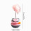 Interactive Cat Toy Feather Bell Tumbling Ball Gray 3