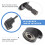 Drill Attachment Adapter Angled Bit Holder Black 2Pcs 5