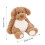 Cachorro de pelúcia marrom de 45 cm (18 polegadas), ultramacio e pesado. 3