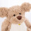 Cachorro de pelúcia marrom de 45 cm (18 polegadas), ultramacio e pesado. 8