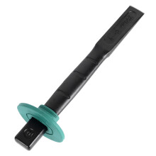 10 Inch Flat Chisel with Hand Guard, CRV Steel, Industrial Demolition Tool