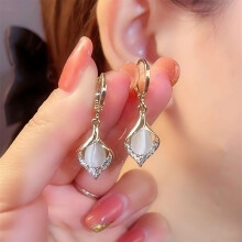 925 Silver Pearl Drop Earrings, AAA+ Quality Dangle Earrings for Women, Elegant Wedding Bridal Jewelry with Zirconia Stones Rose Gold Plating