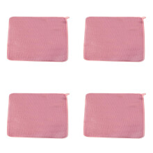 Tapis égouttoir à vaisselle en microfibre 50 x 38 cm (lot de 4)