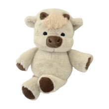 Vaca de Pelúcia Criativa e Fofa de 45 cm - Almofada de Pelúcia Macia em Formato de Vaca para Crianças, Meninos e Meninas, Presente de Animal de