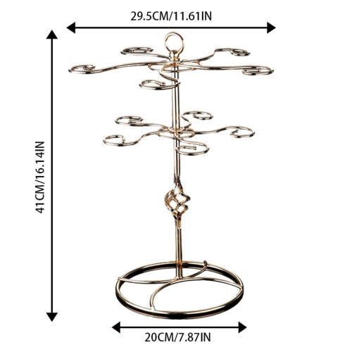Bronse Tree Vinglassholder Stativ 12 Spor 2