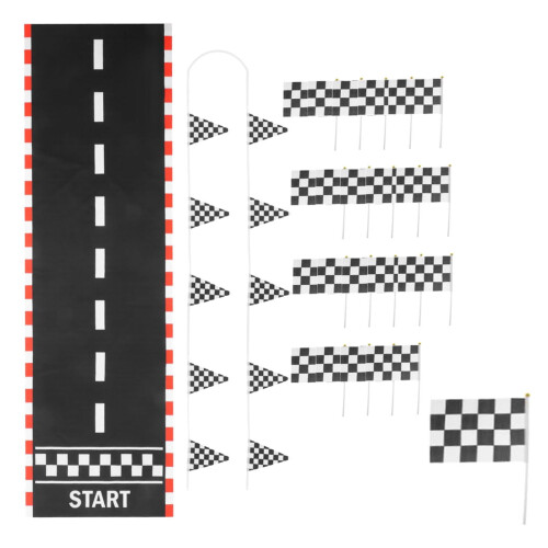 Mata podłogowa Racetrack runner do samochodu drag 3x10 stóp