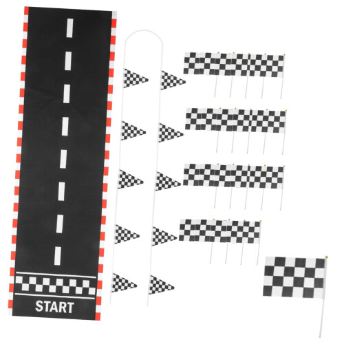 Mata podłogowa Racetrack runner do samochodu drag 3x10 stóp 1